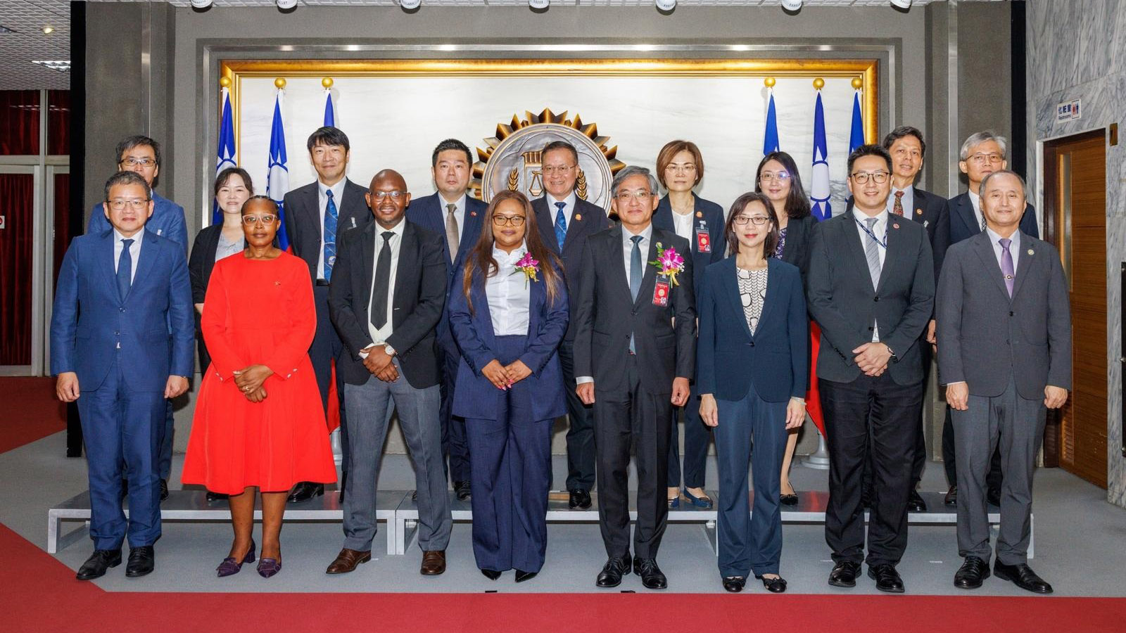A group picture during the Eswatini - Taiwan partnership in anti-money laundering, counter-terrorism financing and international intelligence cooperation event.